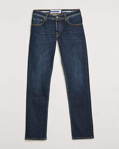 Men | Jeans | Jacob Cohën | Nick Slim Fit Organic Cotton Jeans Mid Blue