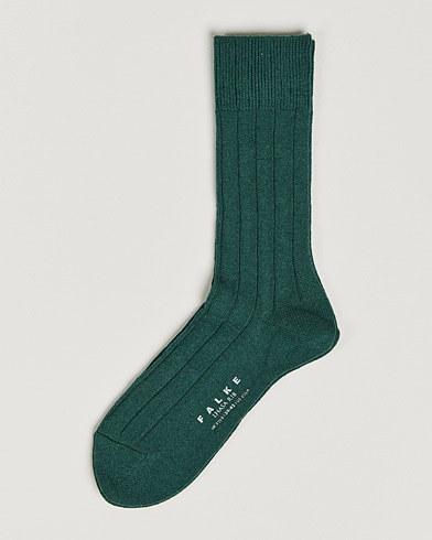Men | Socks merino wool | Falke | Lhasa Cashmere Hunter Green