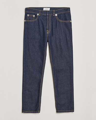 Men | Straight leg | Lanvin | Tapered Jeans Navy Blue