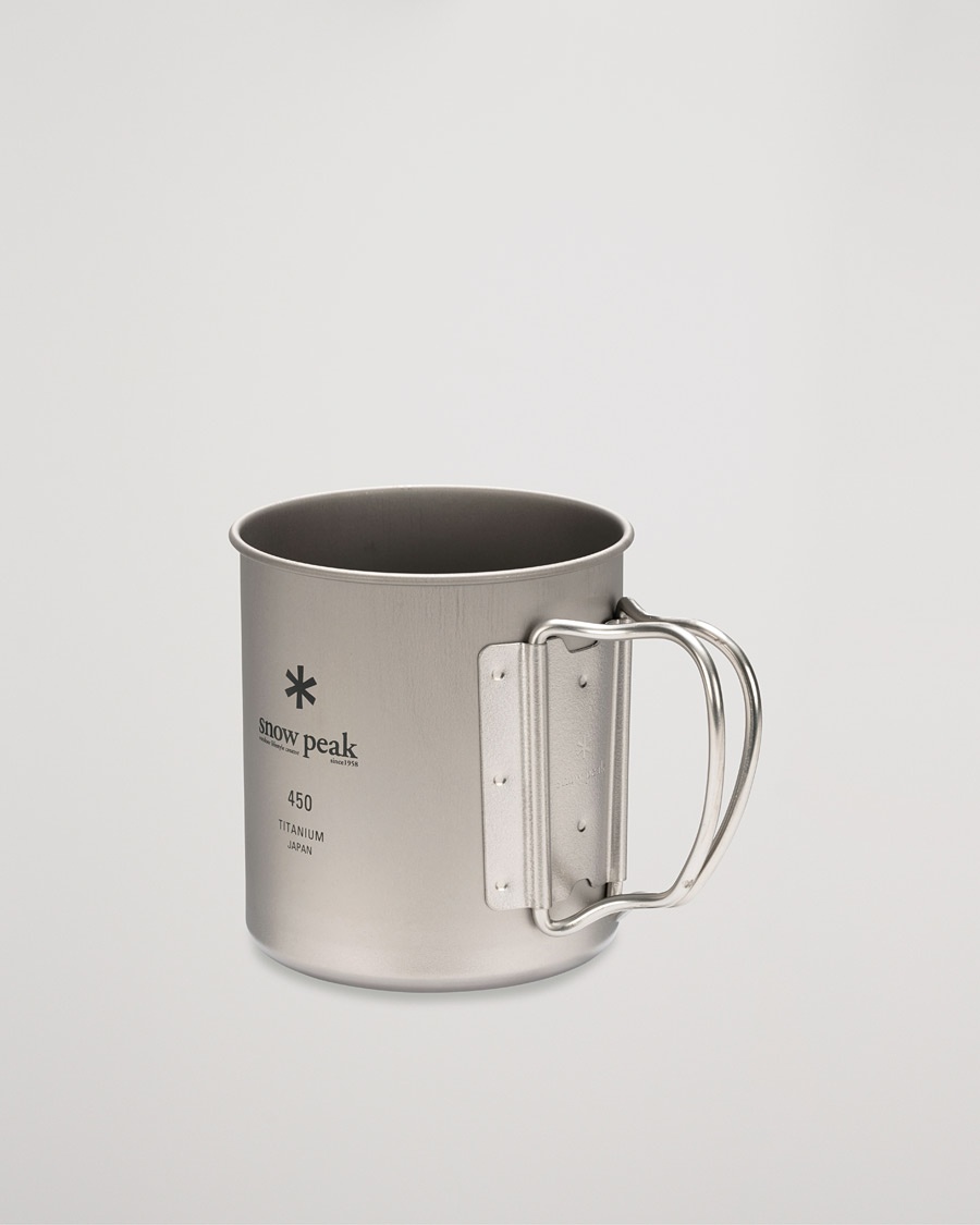 Snow Peak Single Wall Mug 450 Titanium – Silver