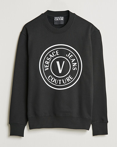 Men | Versace Jeans Couture | Versace Jeans Couture | Big V Emblem Sweatshirt Black