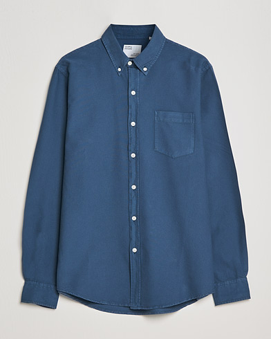 Men | Shirts | Colorful Standard | Classic Organic Oxford Button Down Shirt Petrol Blue