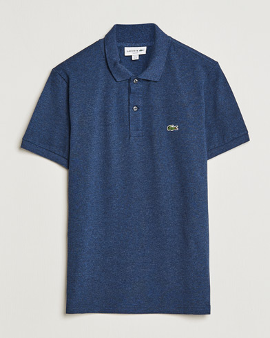 Men | Short Sleeve Polo Shirts | Lacoste | Slim Fit Polo Piké Dark Indigo Blue