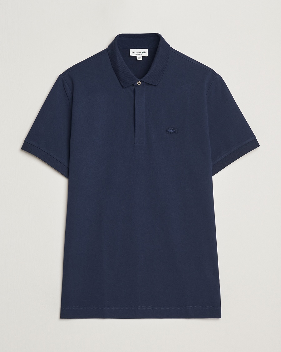 Lacoste Paris Polo Piké Navy Blue – Blue