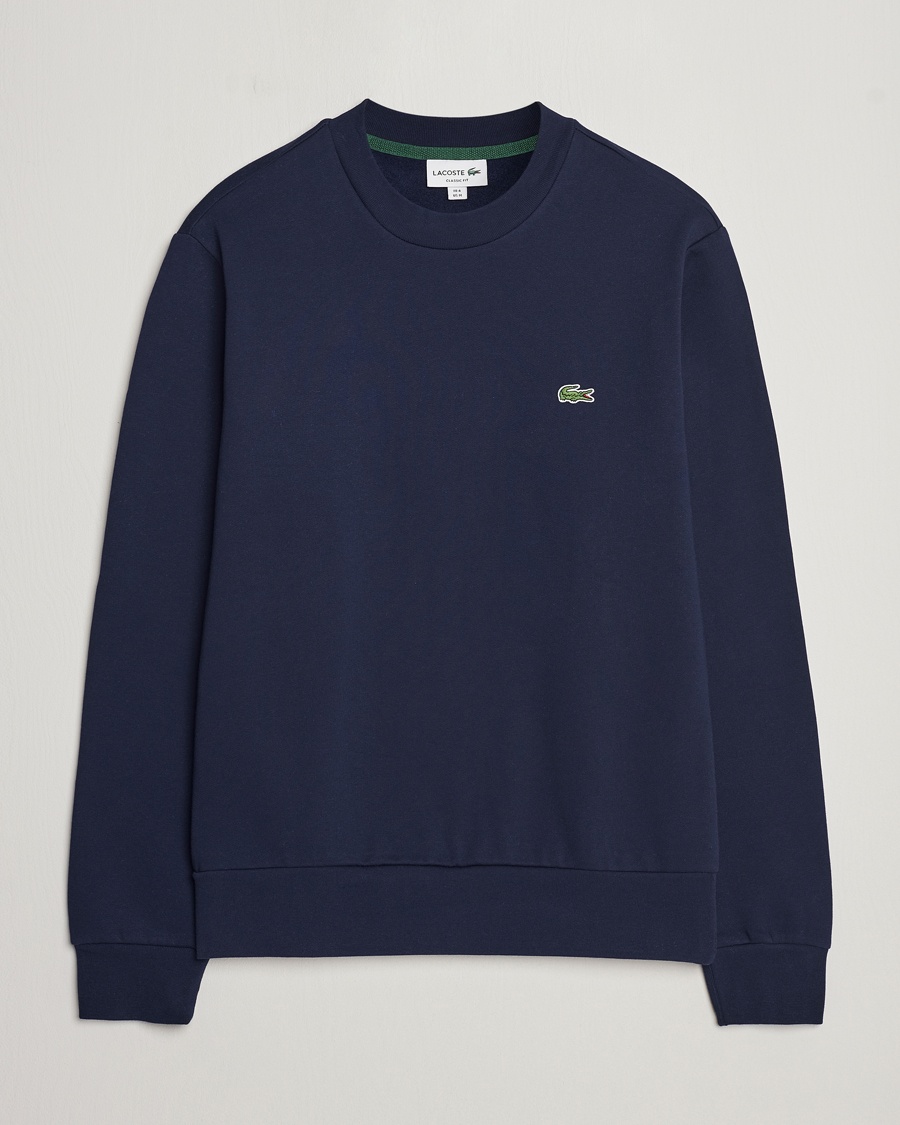 Lacoste Crew Neck Sweatshirt Navy Blue – Blue