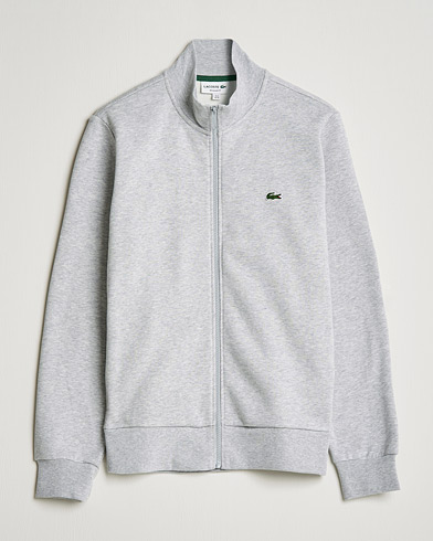 Men | Lacoste | Lacoste | Full Zip Sweater Silver Chine