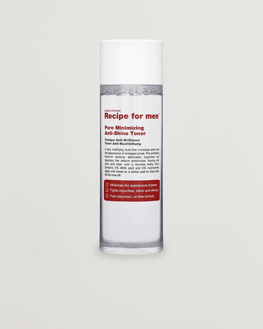Recipe for men Pore Minimizing Anti-Shine Toner 100ml