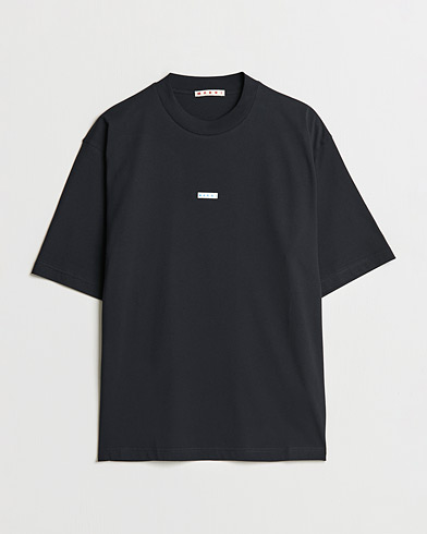 Men | Marni | Marni | Logo Applied T-Shirt Black