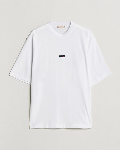 Men | Marni | Marni | Logo Applied T-Shirt White