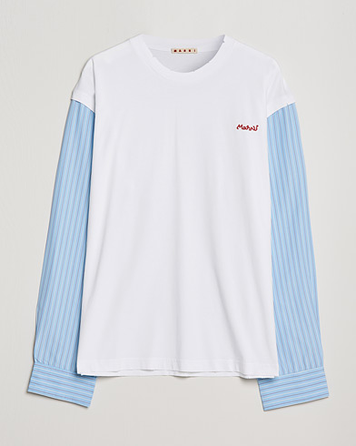 Men | Long Sleeve T-shirts | Marni | Shirt Sleeve T-Shirt White