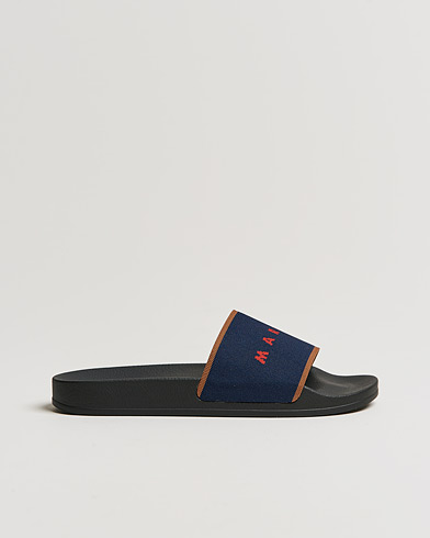 Men | Sandals & Slides | Marni | Knit Slides Navy