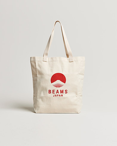 Men | Tote Bags | Beams Japan | x Evergreen Works Tote Bag White/Red