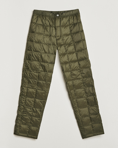 Men | Functional Trousers | TAION | Regular Straight Down Pants Dark Olive
