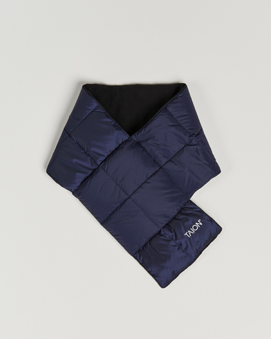 Men | New Brands | TAION | Basic Down Scarf Navy