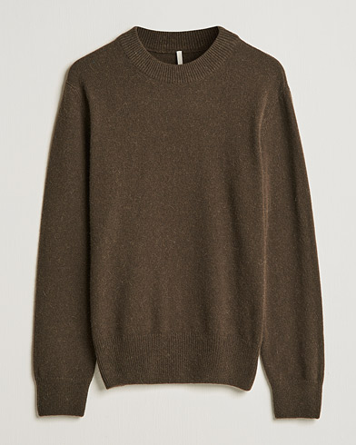 Men | New Nordics | Sunflower | Moon Alpaca Sweater Dark Brown