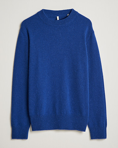 Men | Clothing | Sunflower | Moon Alpaca Sweater Electric Blue