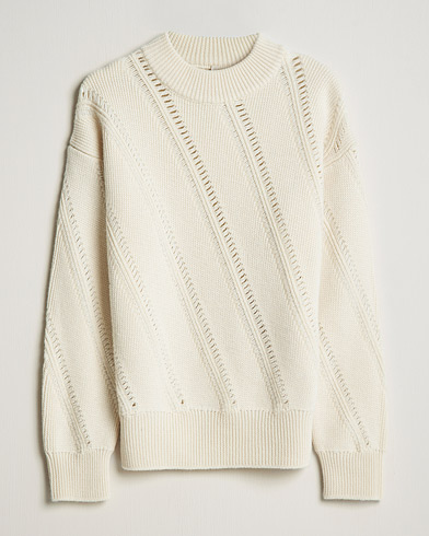 Men | Knitted Jumpers | Sunflower | Pietro Knitted Sweater Off White