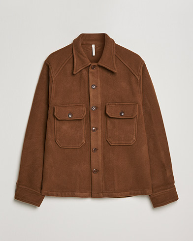 Men |  | Sunflower | Wool Shirt Jacket Brown