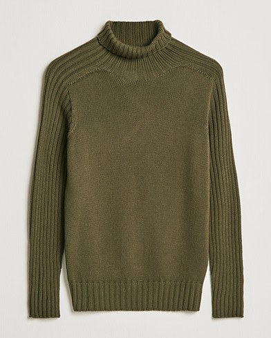 Men | Sweaters & Knitwear | Gran Sasso | Rainwool Rollneck Olive