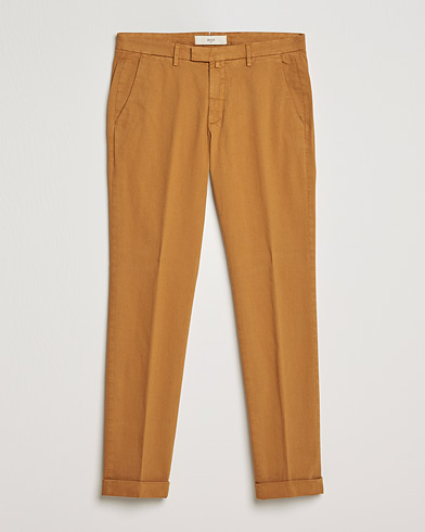 Men |  | Briglia 1949 | Slim Fit Cotton Stretch Chino Golden Brown