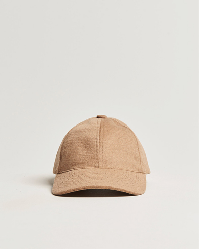 Men |  | Varsity Headwear | Cashmere Soft Front Baseball Cap Camel