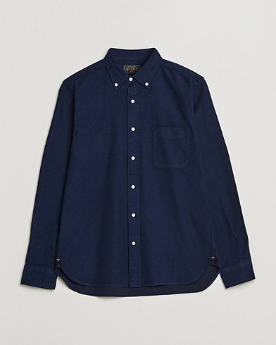 Men | Shirts | BEAMS PLUS | Flannel Button Down Shirt Navy