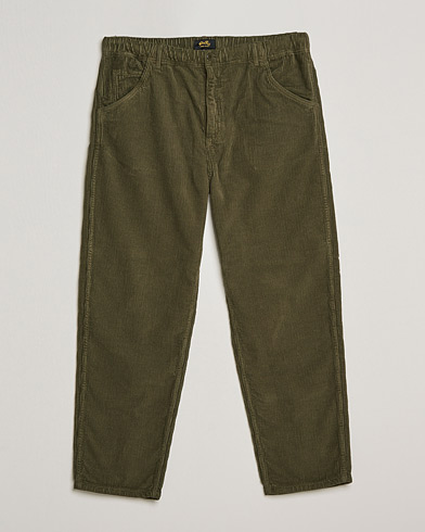Men | Formal Trousers | Stan Ray | Corduroy Fat Pants Olive