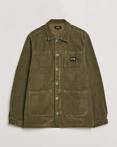 Men |  | Stan Ray | Painters Cord Shirt Jacket Olive