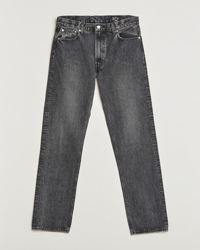 Men | Straight leg | orSlow | Tapered Fit 107 Jeans Black Stone Wash