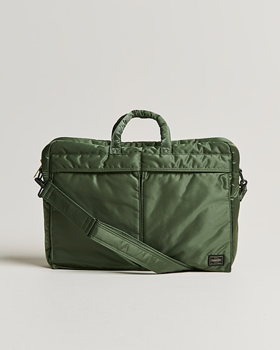 Men | Briefcases | Porter-Yoshida & Co. | Tanker 2Way Briefcase Sage Green