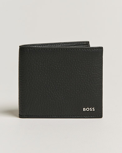 Men | Departments | BOSS | Crosstown Leather Wallet Black