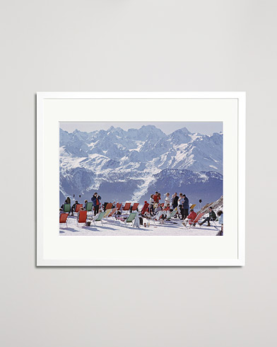 Men | Sonic Editions | Sonic Editions | Framed Slim Aarons Lounging in Verbier 