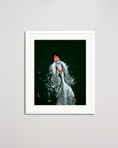 Men |  | Sonic Editions | Framed Riva Speedboat On Lake Como 