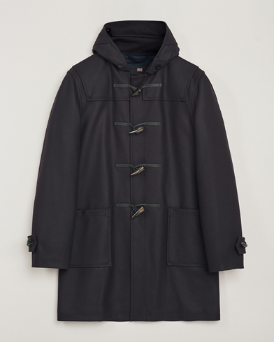Men | Winter jackets | Gloverall | Cashmere Blend Duffle Coat Navy