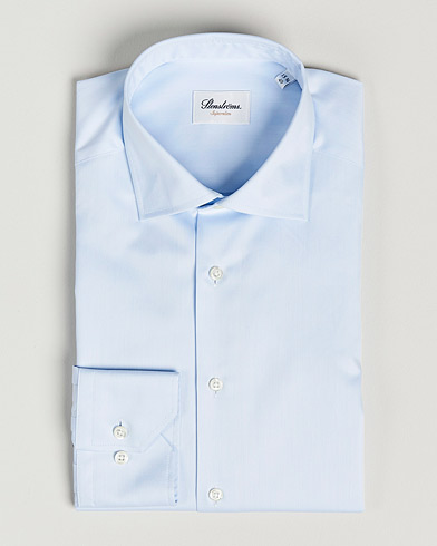 Men |  | Stenströms | Superslim Plain Shirt Blue