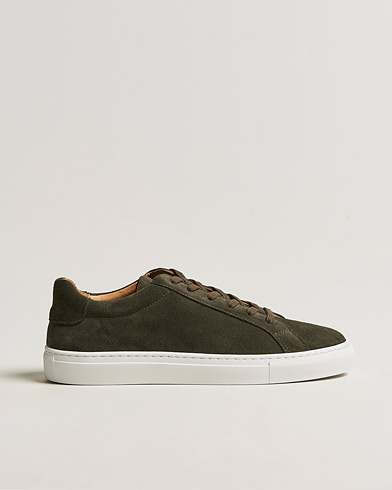Men | A Day's March | A Day's March | Suede Marching Sneaker Dark Olive