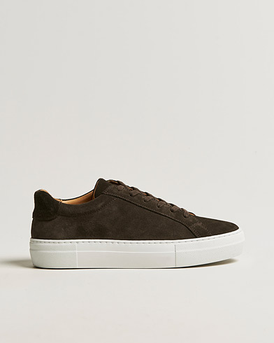 Men | Suede shoes | A Day's March | Marching Sneaker Platform Suede Chocolate