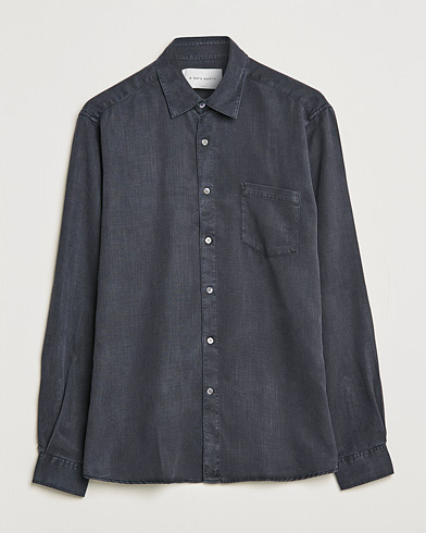 Men | Casual | A Day's March | Daintree Tencel Shirt Off Black