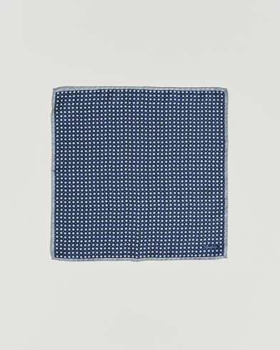 Men | Pocket Squares | Stenströms | Silk Handkerchief Navy