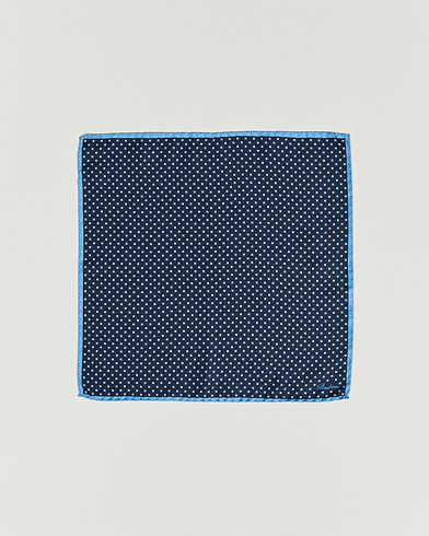 Men |  | Stenströms | Silk Handkerchief Dark Blue