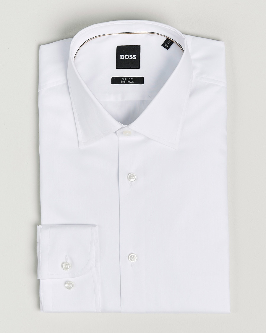 BOSS BLACK Hank Slim Fit Shirt White – White