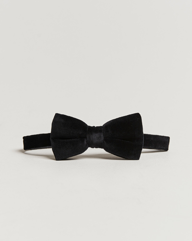 Men | Bow Ties | BOSS | Velvet Self Tie Bow Tie Black