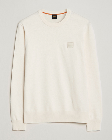 Men |  | BOSS Casual | Kanovano Knitted Sweater Open White