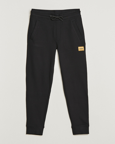 Men | Trousers | HUGO | Doak Logo Sweatpants Black