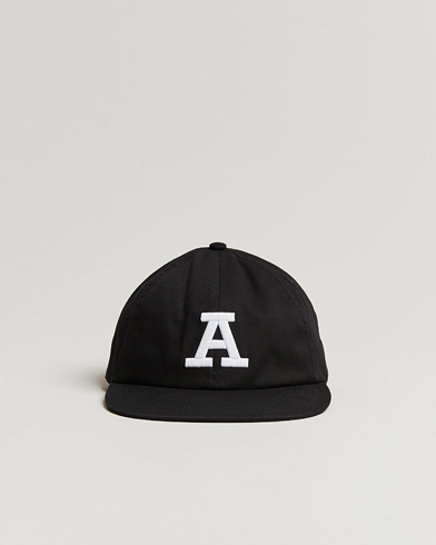 Men | Caps | Axel Arigato | Varsity A Flat Cap Black