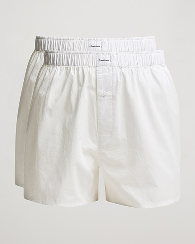Men | Underwear | Bread & Boxers | 2-Pack Boxer Shorts White