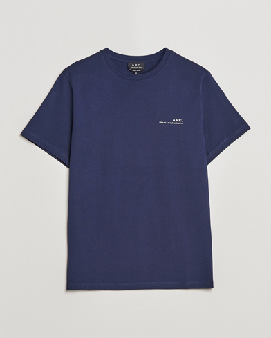 Men | Short Sleeve T-shirts | A.P.C. | Item T-Shirt Navy