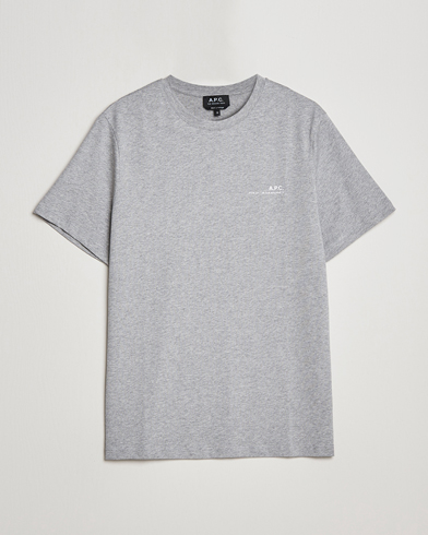 Men | Short Sleeve T-shirts | A.P.C. | Item T-Shirt Heather Grey