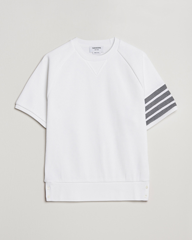 Men | Luxury Brands | Thom Browne | Short Sleeve Sweatshirt White
