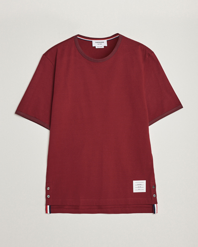 Men | Thom Browne | Thom Browne | Jersey T-Shirt Burgundy